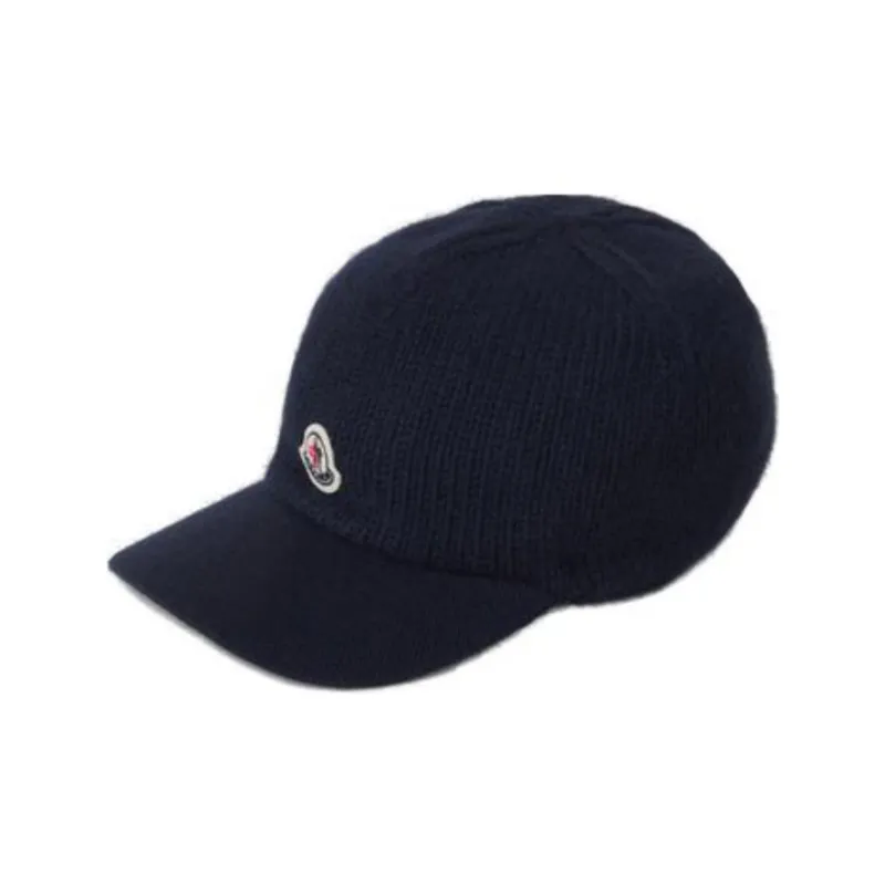 Moncler Logo Patch Knitted Baseball Cap-0