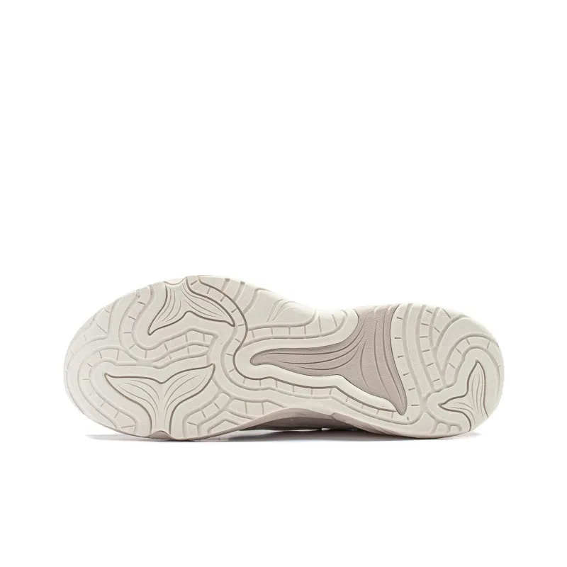 LiNing Tiger Whale Wear Resistant Slip Resistant Low Top Casual Shoes Men's Oat Gray Vanilla White-6