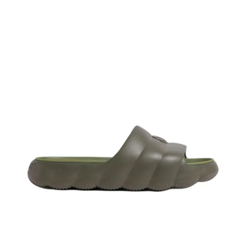 Moncler Lilo Slide Slippers 4cm Men's Green-1