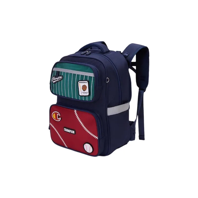 Champion Fabric Backpack Women's Pink/Navy Blue-1