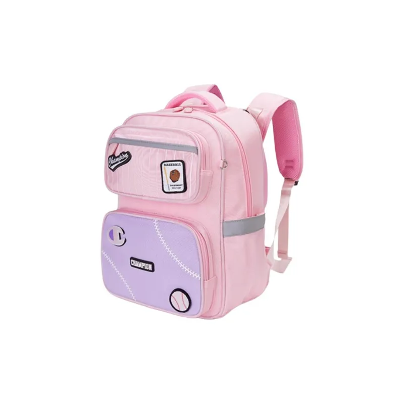 Champion Fabric Backpack Women's Pink/Navy Blue-6