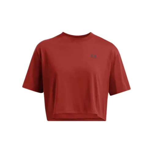 Under Armour Boxy T-Shirts Women's Orange