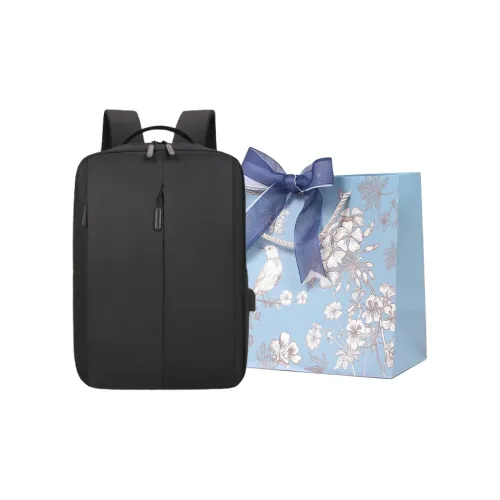 REDOO Oxford Backpack Regular Men's Black/Gray/Dark Blue