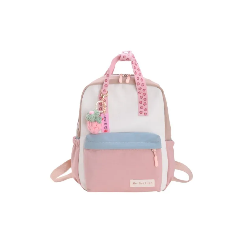 ERANGBEAR Nylon Backpack Women's Pink-1
