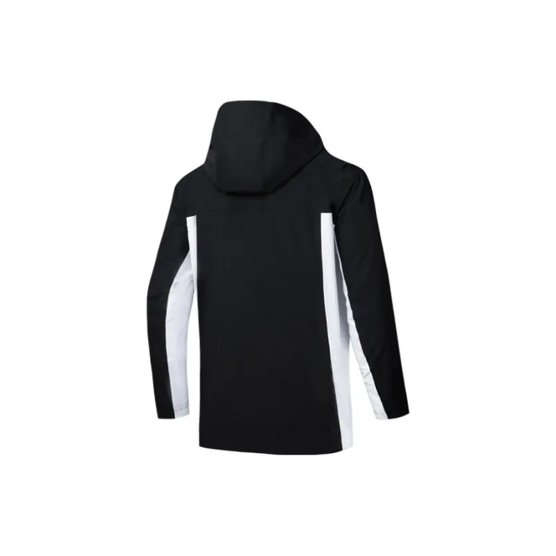 Anta Windbreaker Jacket Men's Black White-1