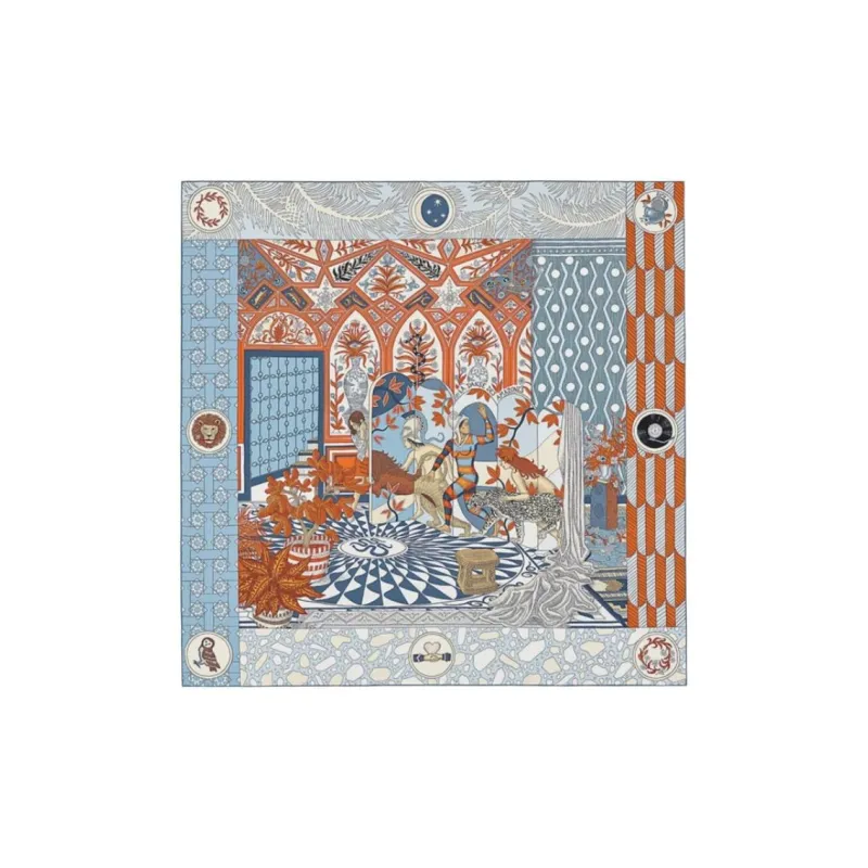 HERMES Silk Scarves Women's Multicolor-0