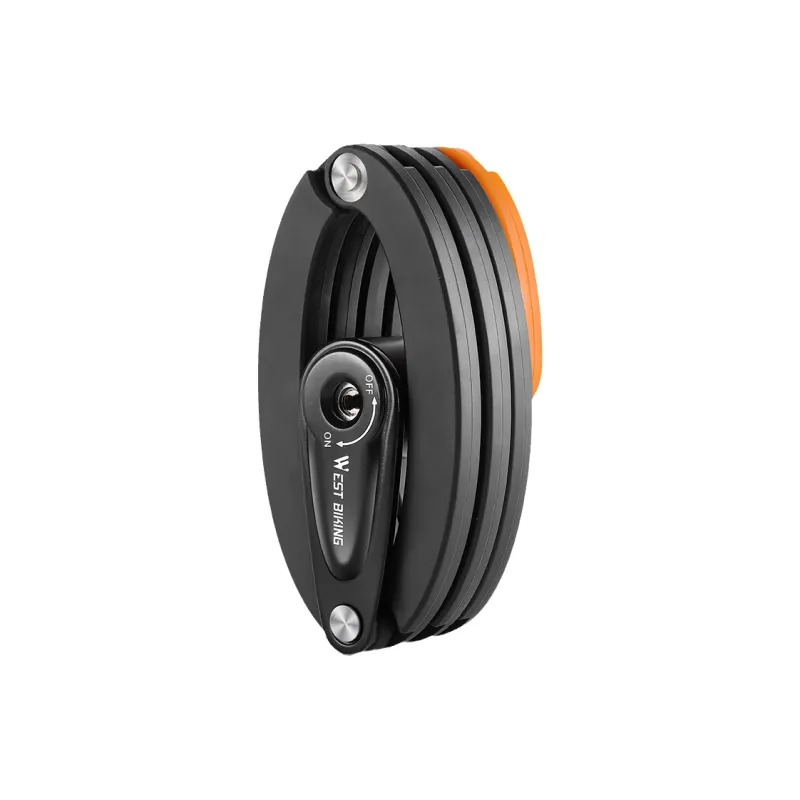 WEST BIKING Bicycle Locks Folding Lock-0