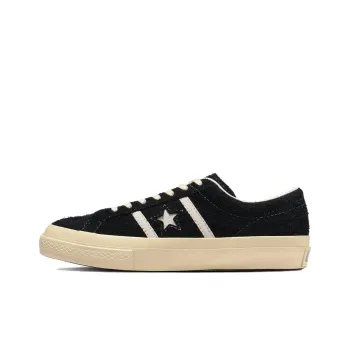 Converse Star&Bars Anti Slip Wear Resistant Low Top Skateboard Shoes Unisex Black