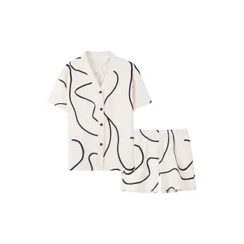 MIIOW Cool One Summer Series Pajama Set Women's White
