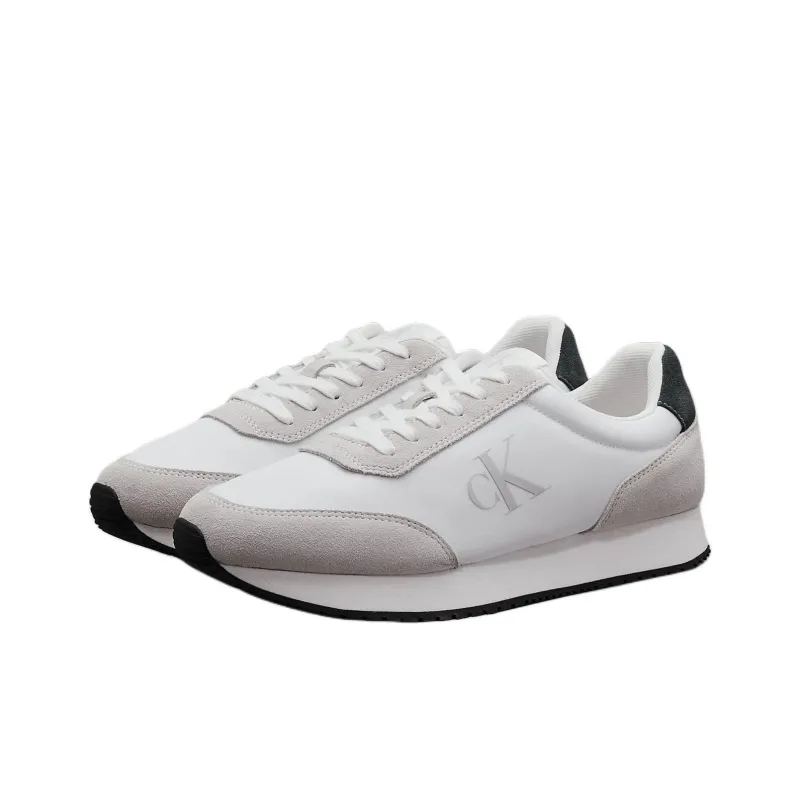 CKJ CALVIN KLEIN JEANS Low Top Casual Shoes Men's White-2