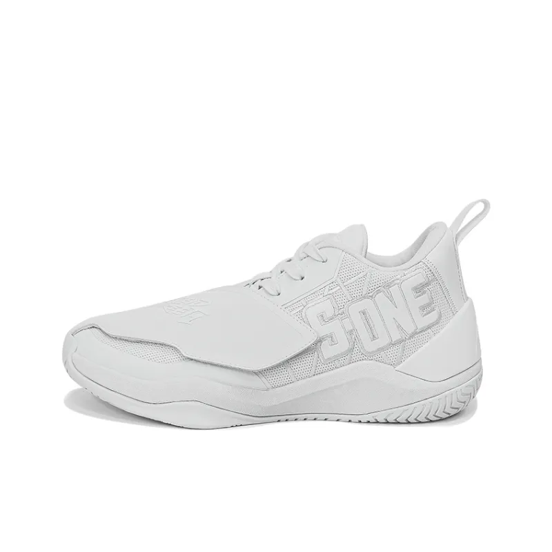 NICEID Cushioning Grip Mid Top Basketball Shoes Men's White-0