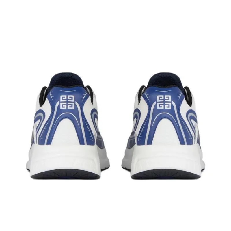 Givenchy Low Top Running Shoes Men's Blue White-4