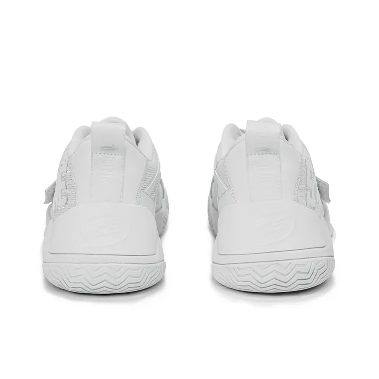 NICEID Cushioning Grip Mid Top Basketball Shoes Men's White-4