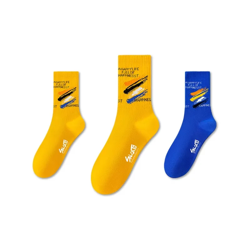 Taste The Color Mid Calf Socks Men's 3 Pack-6