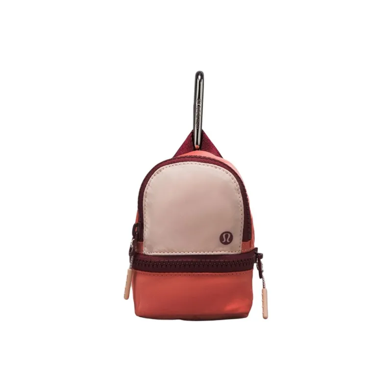 Lululemon Nylon Storage Bag Women's Pink & Beige-0