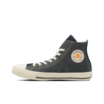 Converse All Star Anti Slip Wear Resistant High Top Skateboard Shoes Unisex Gray Black