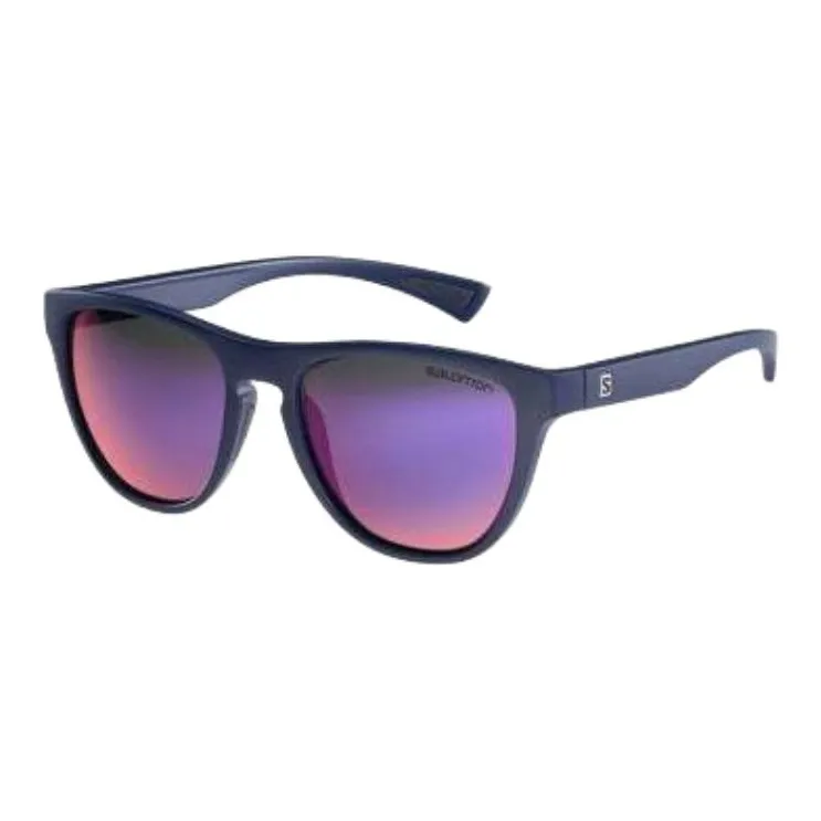 SALOMON Irregular Shape Sunglasses Women's Blue-0