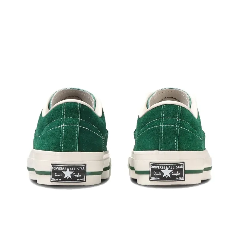 Converse One Star Anti Slip Wear Resistant Low Top Canvas Shoes Unisex Green-4