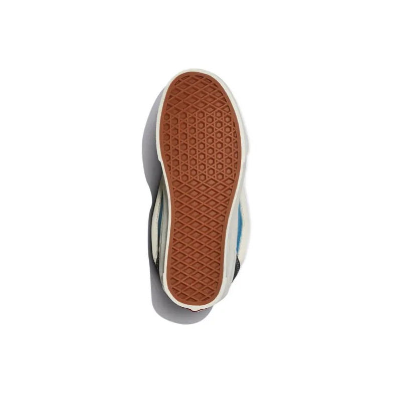 Vans Anti Slip Wear Resistant And Impact Resistant Low Top Skateboard Shoes Unisex Blue Black-4
