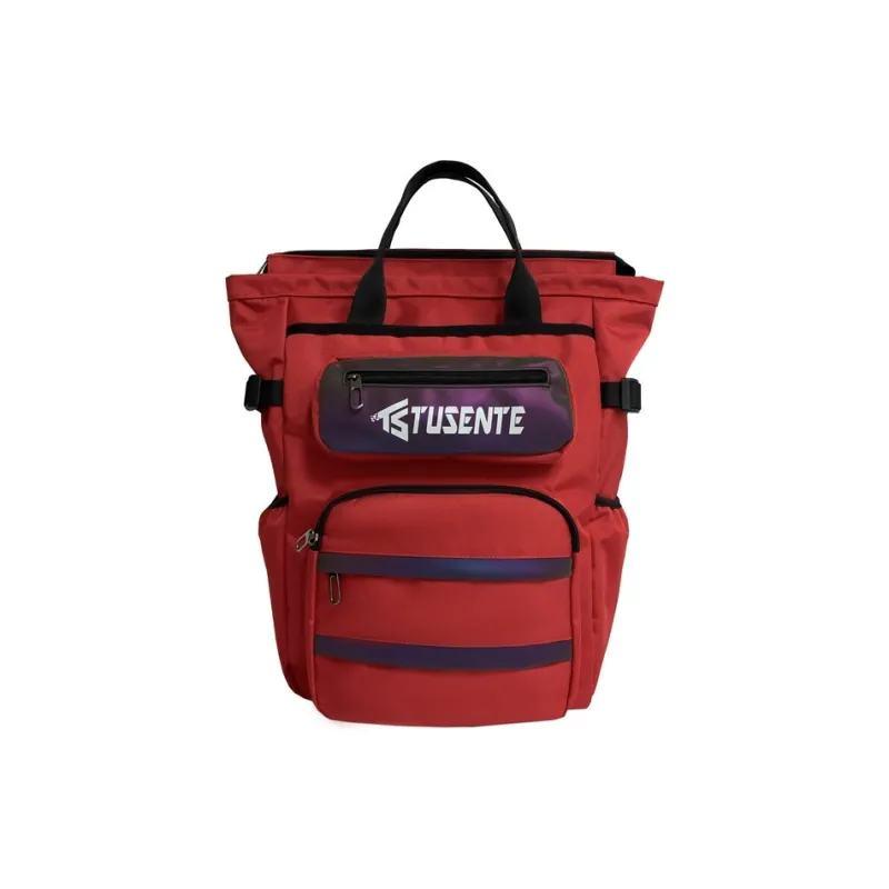 Tong Tong Rabbit Oxford Backpack Regular Unisex Black/Red/Dark Gray/Light Gray-9