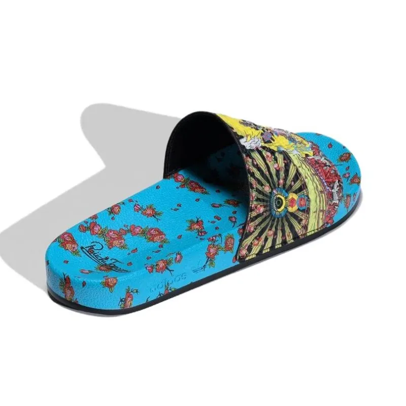 Adidas Adilette Slides Tanaami Signal Cyan-3