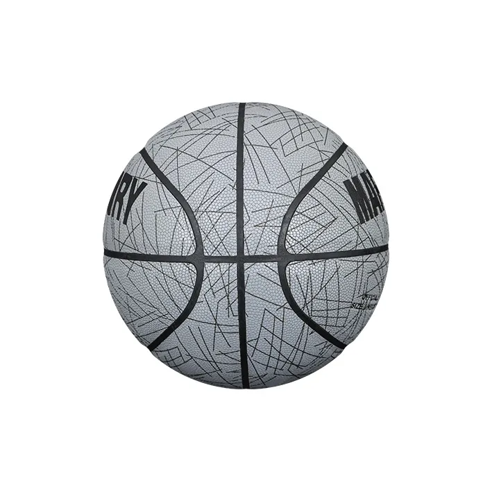 MARBURY PU Basketball Starry White Size 7 Glow in The Dark Reflective Unisex-7
