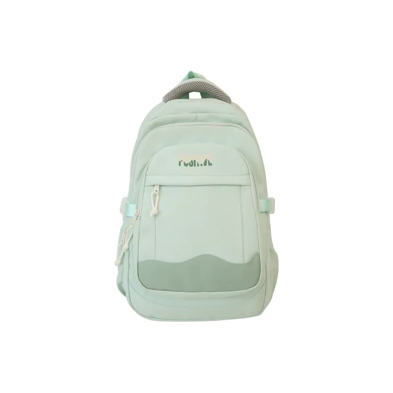 BAODIDAISHU Nylon Water Resistant Backpack Laptop Bag Women's Multicolor-5