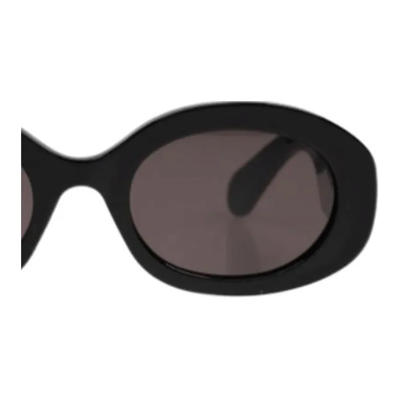Chloe Recycled Acetate Oval Sunglasses Women's Black-2