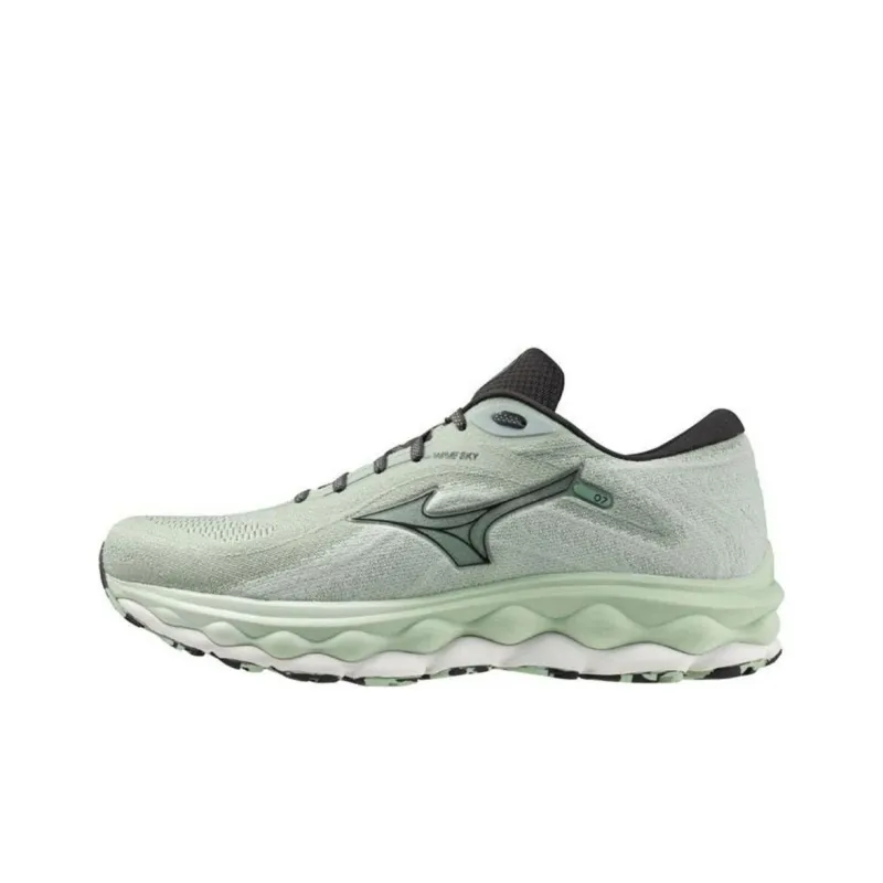 Mizuno Wave Sky 7 Slip Resistant Breathable Low Top Running Shoes Men's Green-0