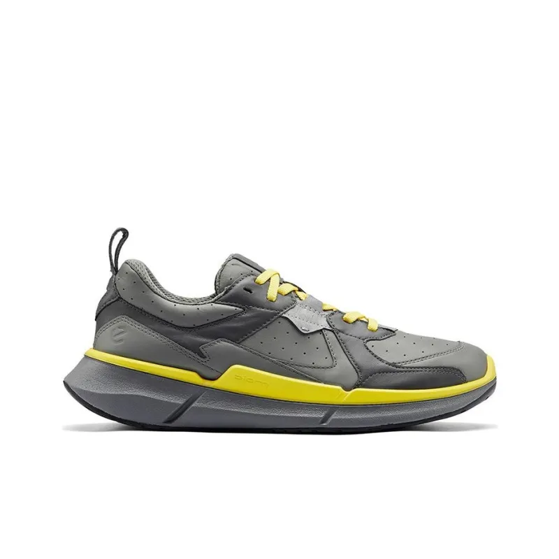Ecco Cushioning Wear-Resistant Low-Top Running Shoes Men's Gray-1