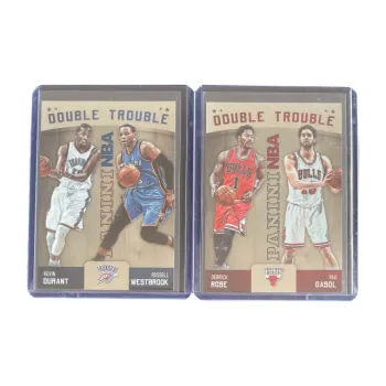 PANINI 2015 Panini Thunder KD Russell Westbrook Ticket Bulls Rose Gasol Ticket Total 2 Card Products Sports Cards 2 Pcs