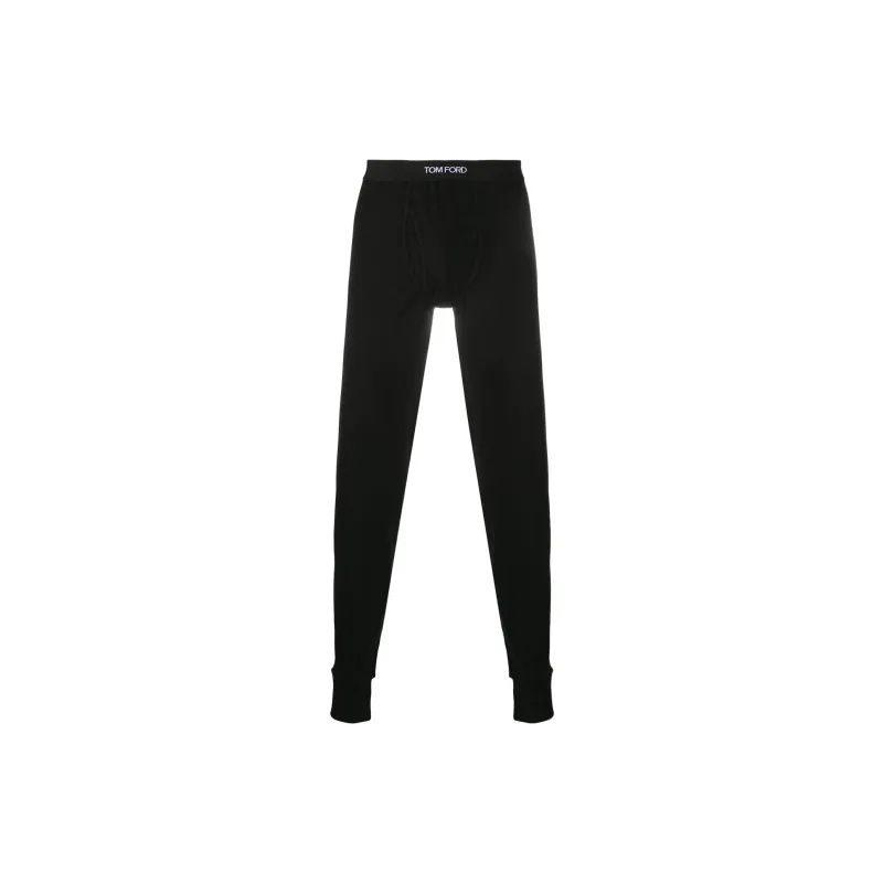 TOM FORD Logo Waistband Slim Cut Leggings-0