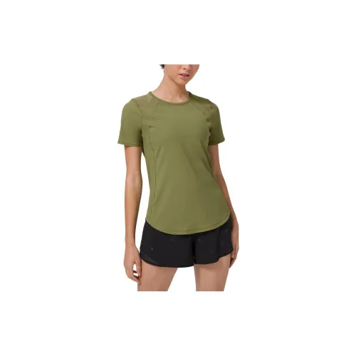 Lululemon Sculpt T-Shirts Women's Bronze Green