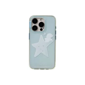 CARECASE TPU Material UV Color Changing Puppy Sitting Stars Phone Case Compatibility With Apple IPhone 15 14 13 Pro Max