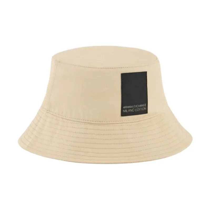 ARMANI EXCHANGEAE Cotton Bucket Hats Women's Beige-1