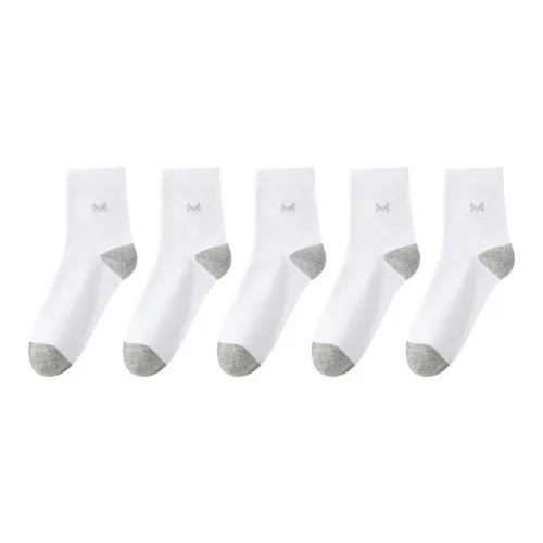 MIIOW Mid Calf Socks Men's 5 Pack
