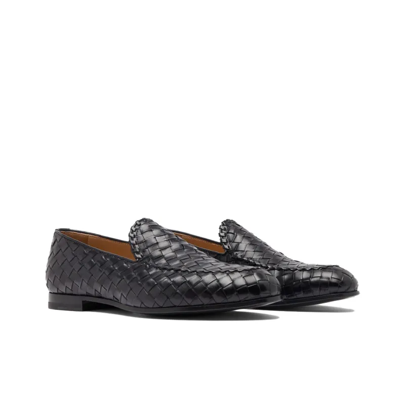 SCAROSSO Vittorio Interwoven Designed Loafers-2