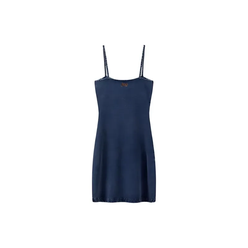 CHUU Slip Dresses Women's Denim Blue-1