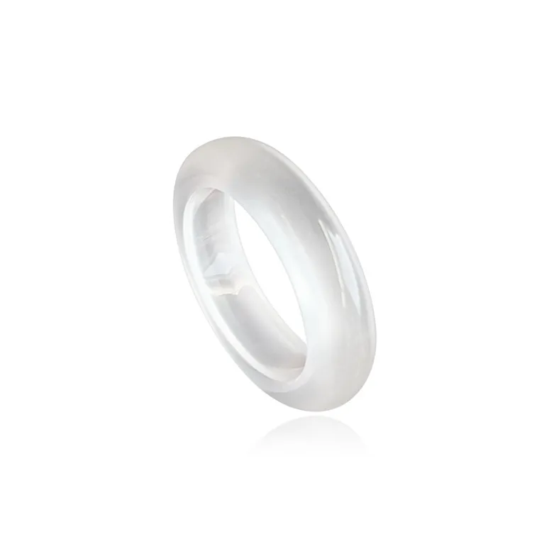 Moon Jewelry Agate Jade Rings Unisex-0