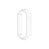 Transparent-Rhinestone-Embellished Semi-Enclosed PC Case
