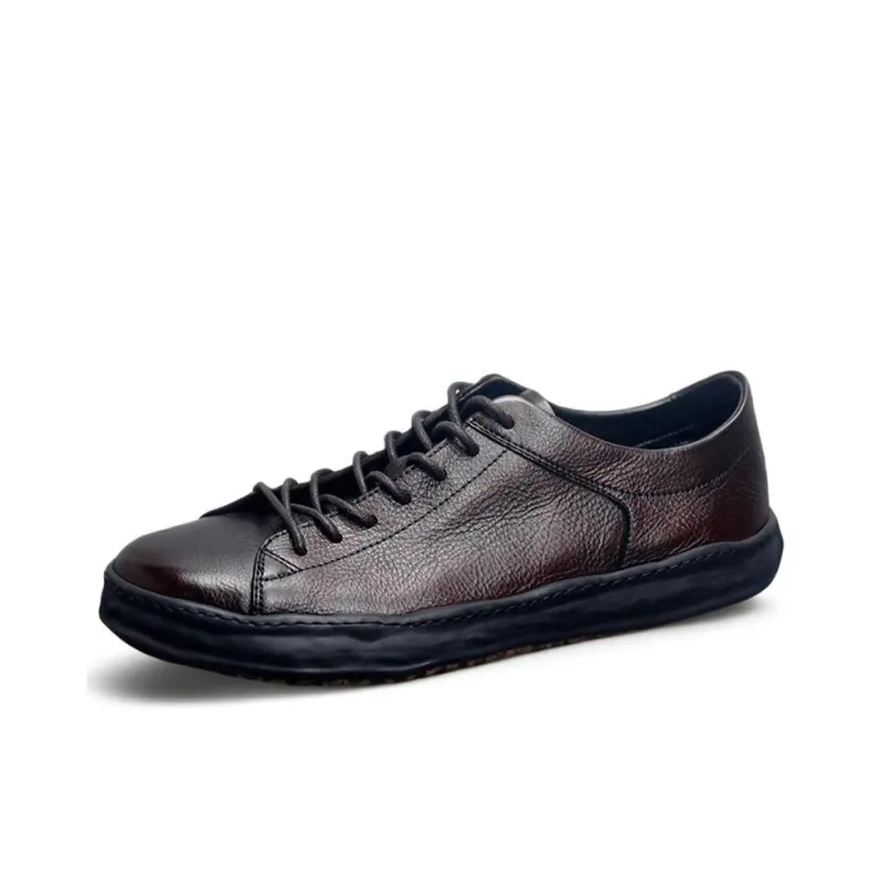 Devanro Wear-Resistant Breathable Water-Resistant Slip-Resistant Low-Top Skateboard Shoes Men's-4