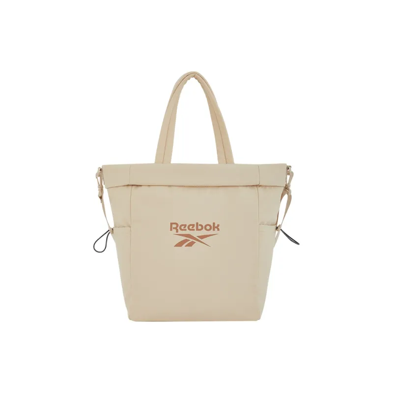 Reebok Fabric One Shoulder Crossbody Tote Regular Women's Ecru/Black/Khaki-4