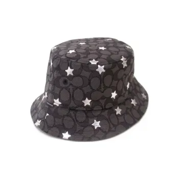 COACH Cotton Bucket Hats Women's Black
