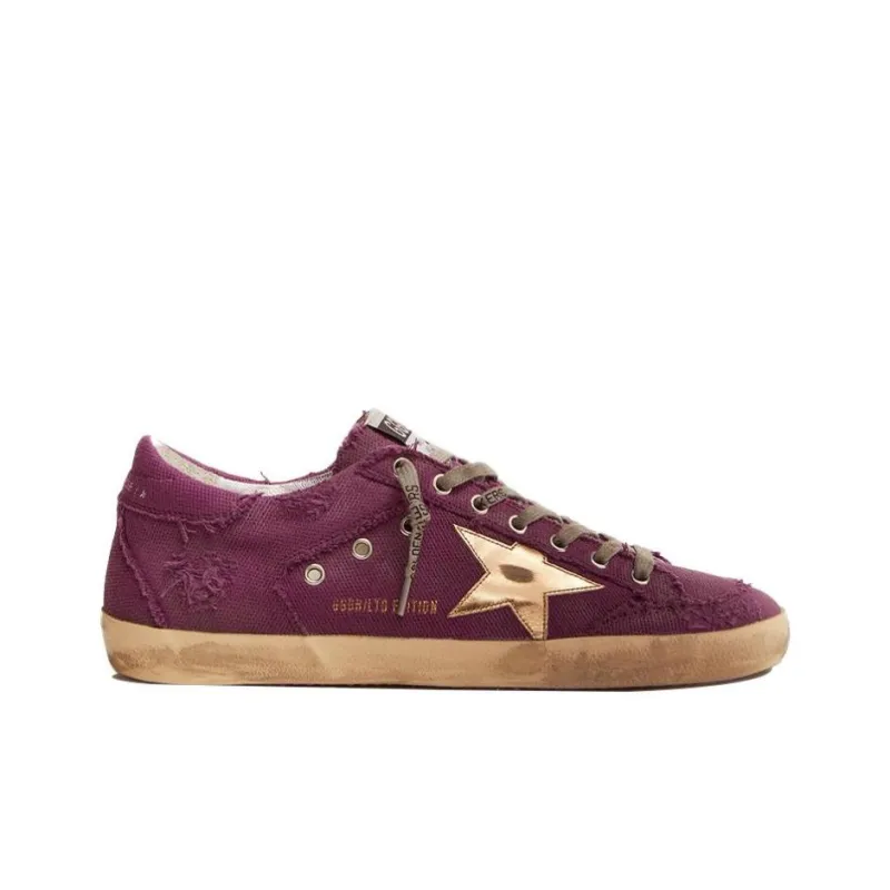 Golden Goose Super-Star Penstar Lab Stylish Skateboarding Shoes Women's Purple-1