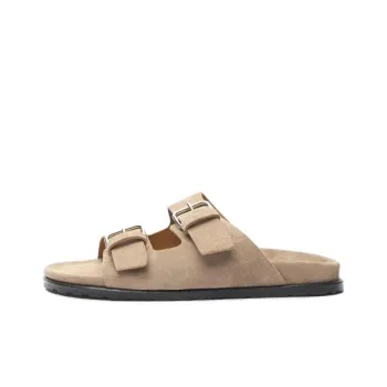SCAROSSO Enea Buckled Slip-On Sandals