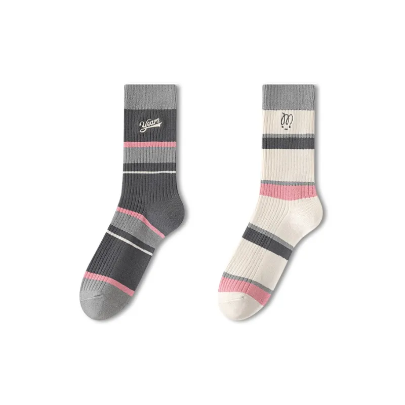 JIAZINI Mid Calf Socks Women's Combo Set-12