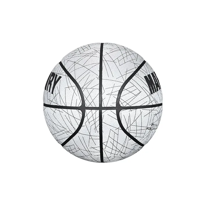 MARBURY PU Basketball Starry White Size 7 Glow in The Dark Reflective Unisex-6