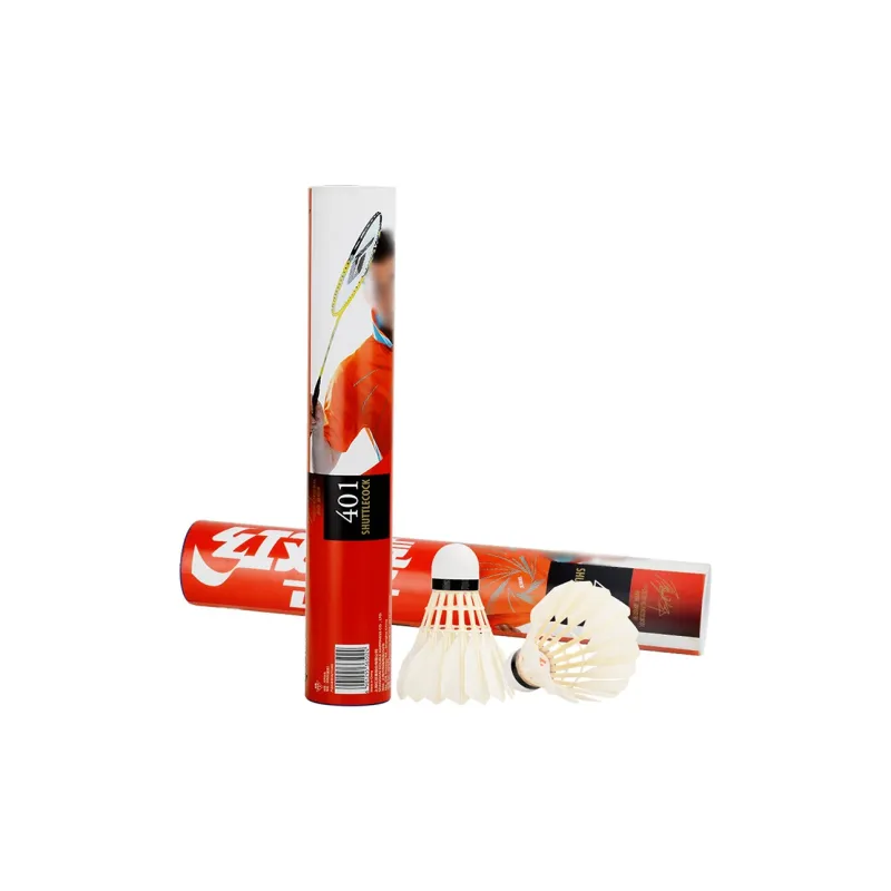 DHS 12 Pack Goose Feather Shuttlecocks-5