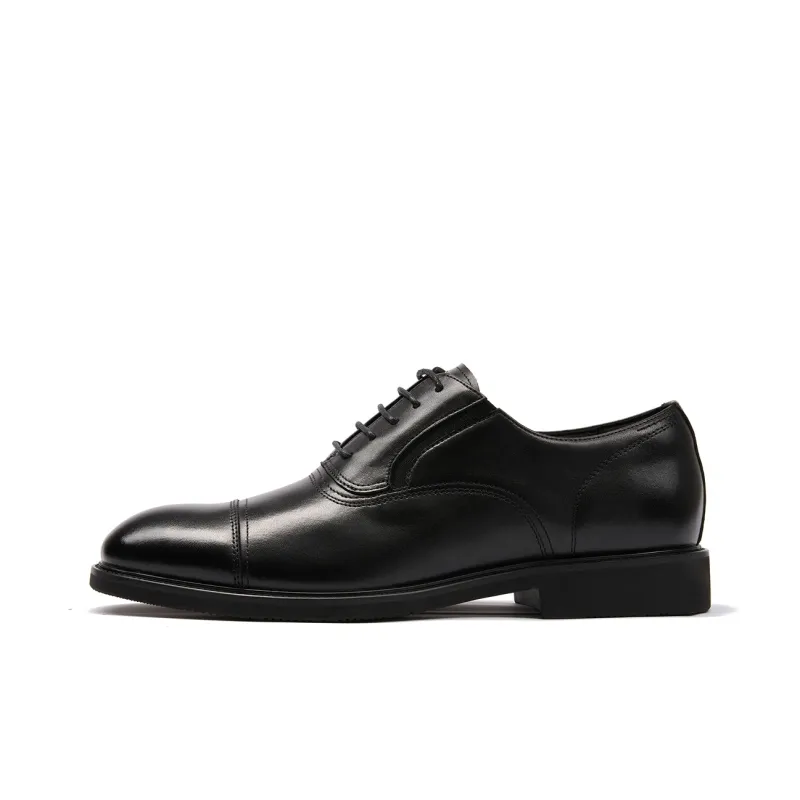 SEVEN Dress Shoes Men Low Top Black-0