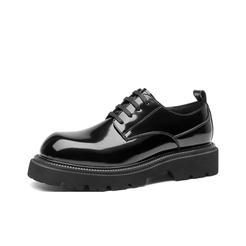 JOSINY Men's Casual Shoes Men Low Top Black-9